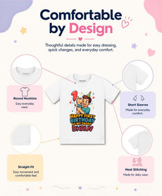 T-shirt featuring the same print