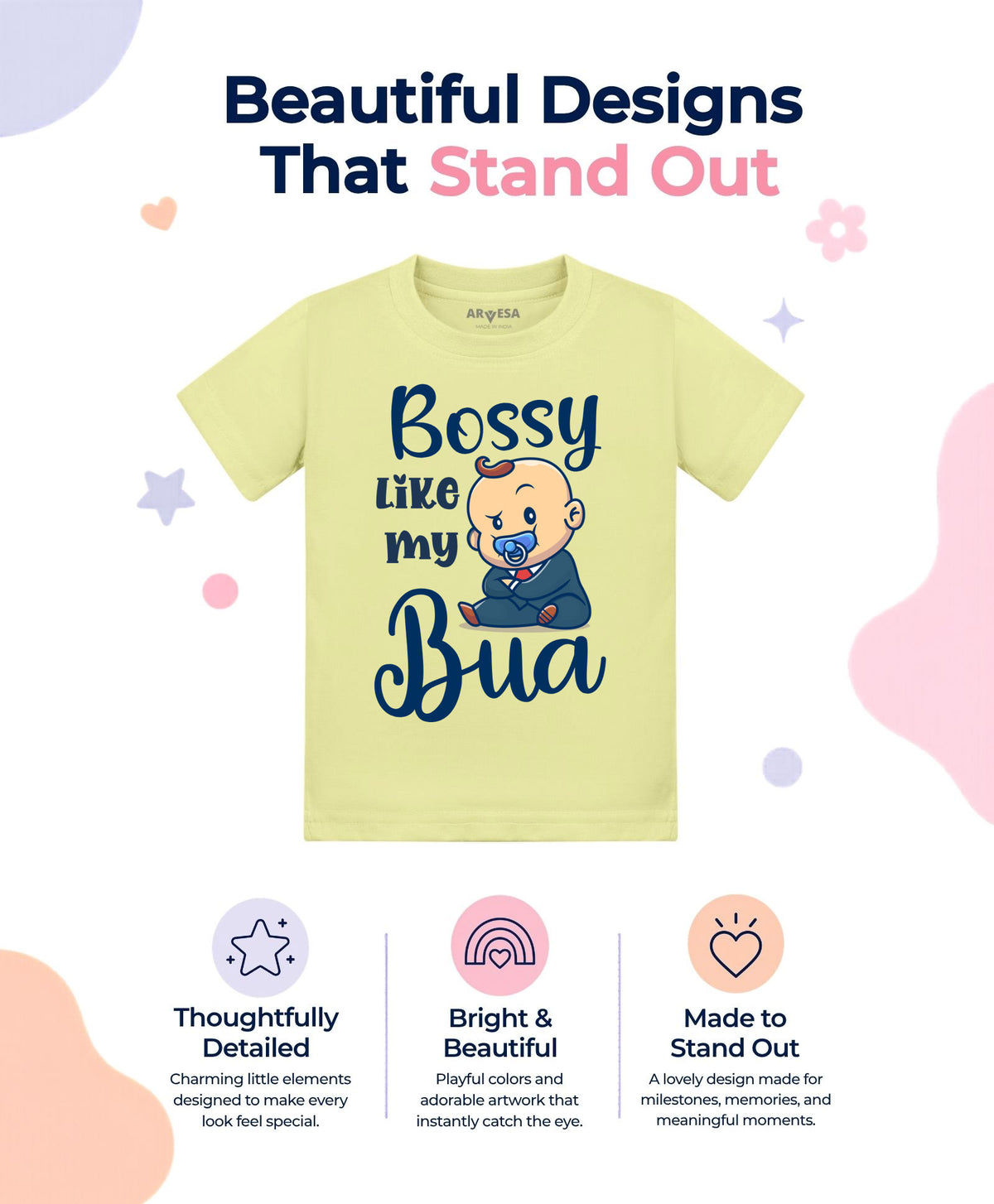 No | Bossy Like My Bua - T-shirt