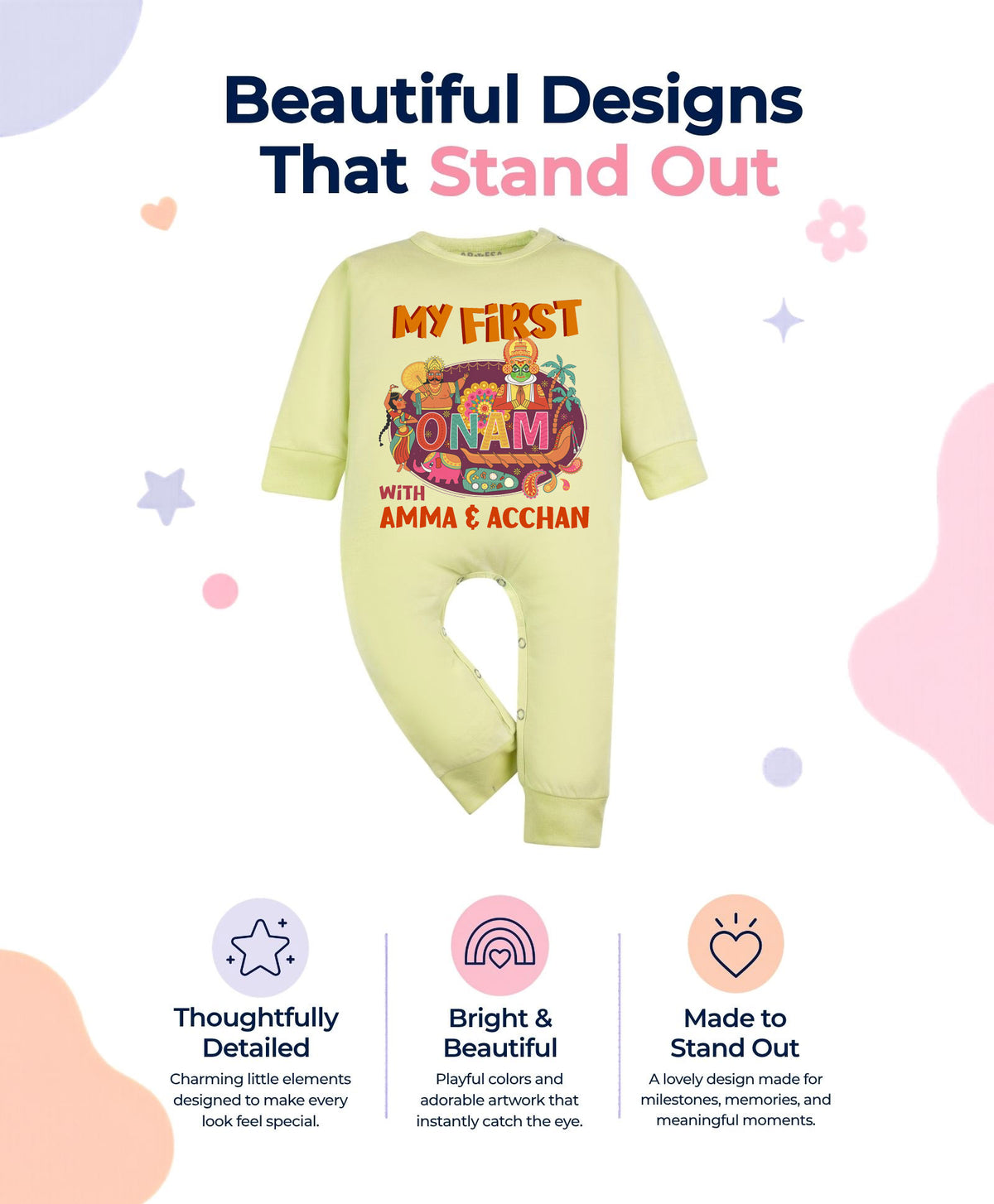 No | My First Onam - Jumpsuit