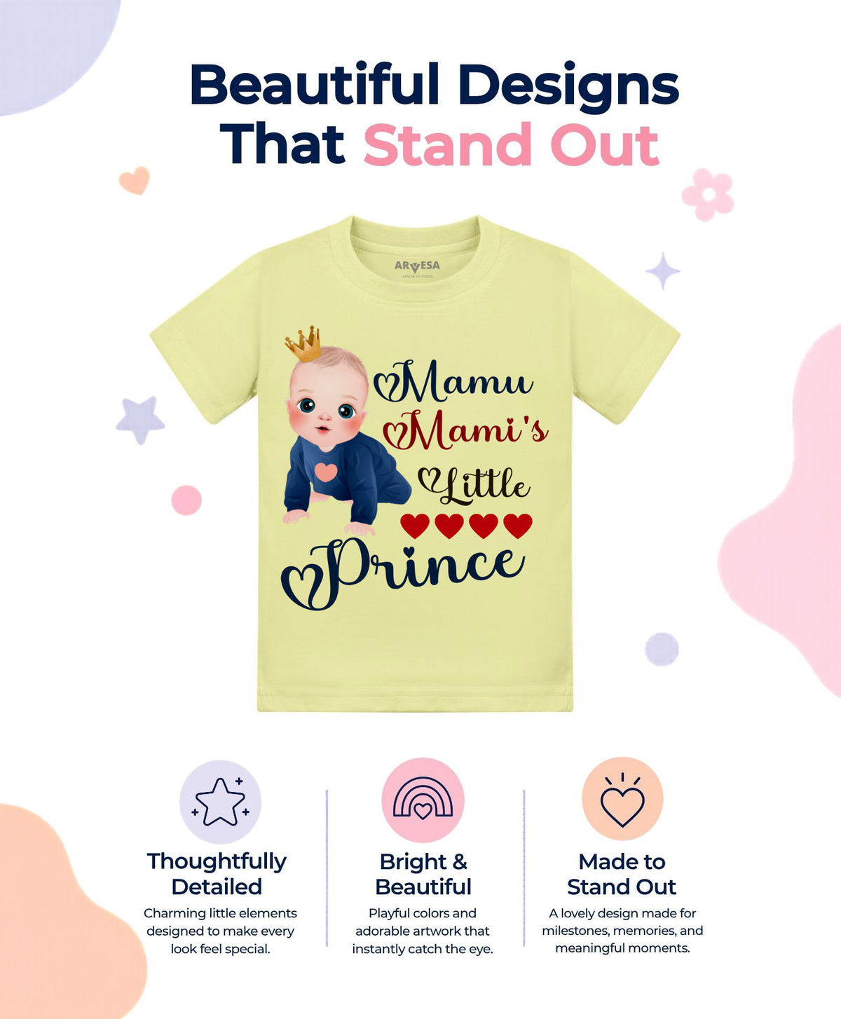 No | Mamu Mami'S Little Prince - T-shirt