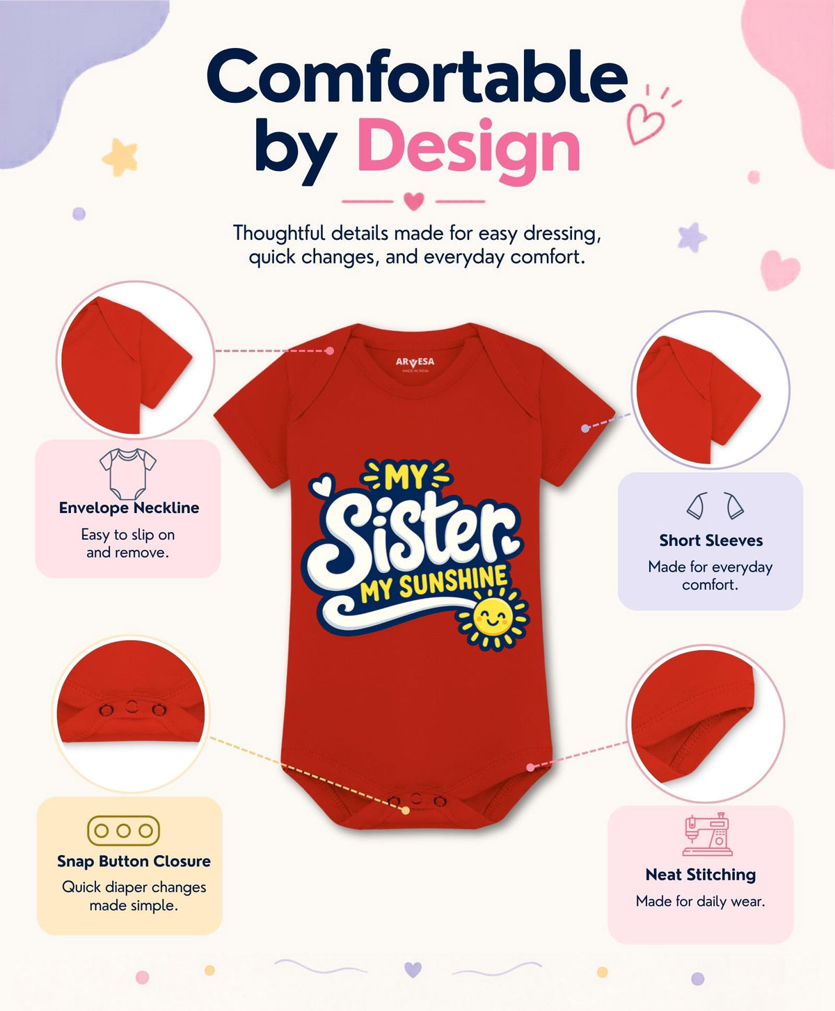 My Sister My Sunshine - Romper