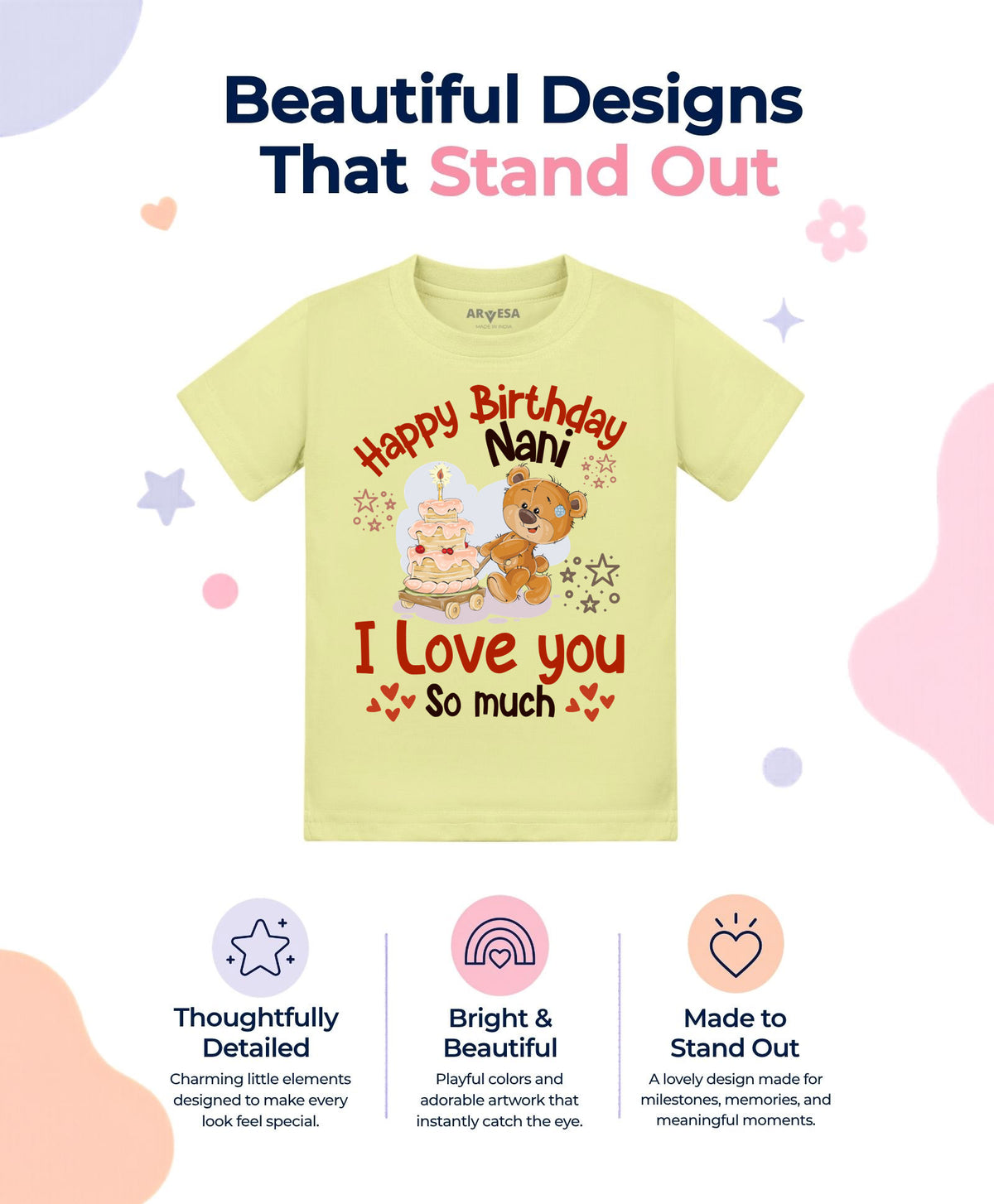 No | Happy Birthday Nani Family Birthday - T-shirt