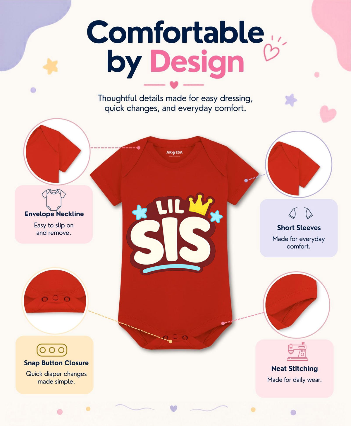 Lil Sis Sister - Romper