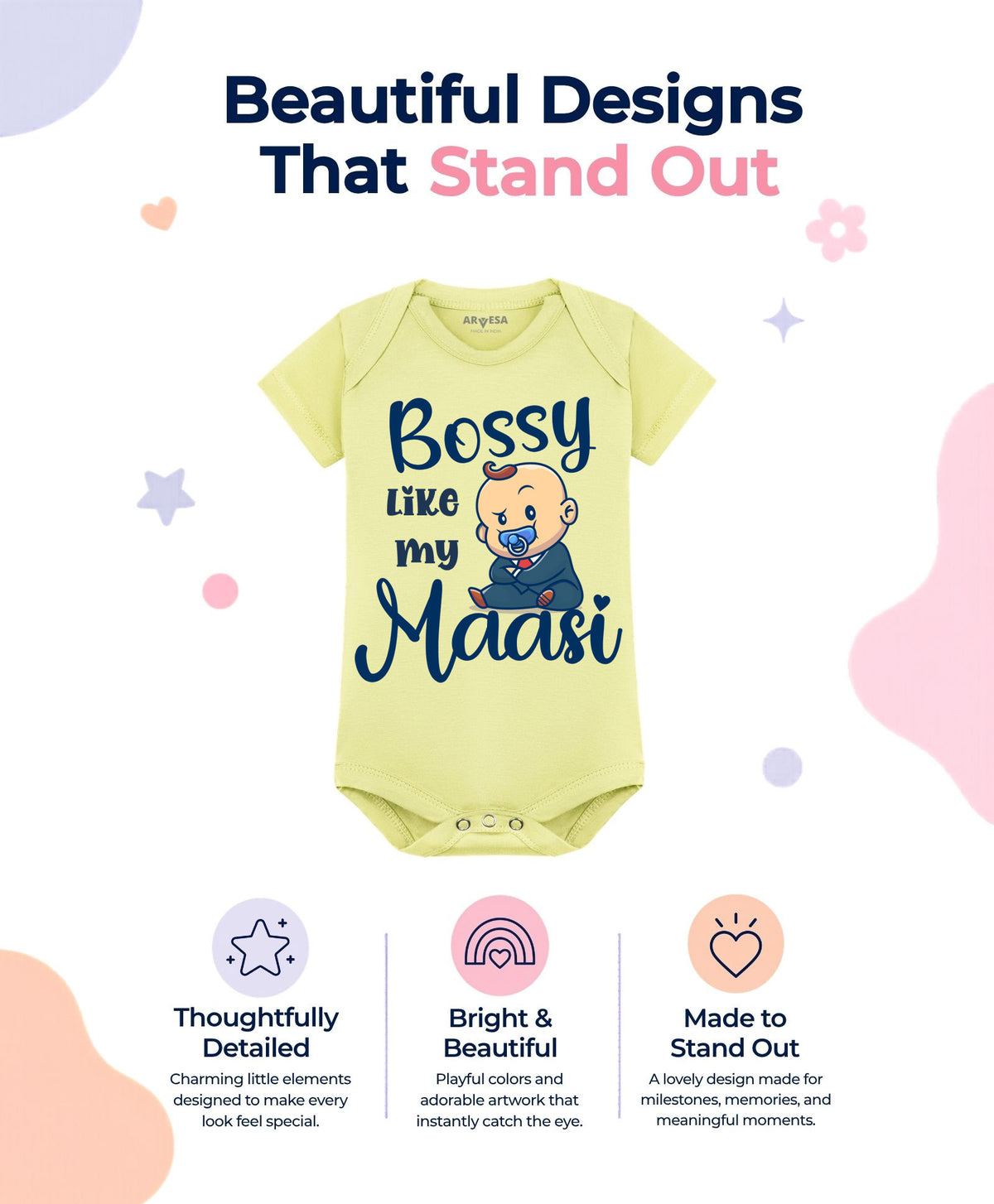 No | Bossy Like My Maasi - Romper