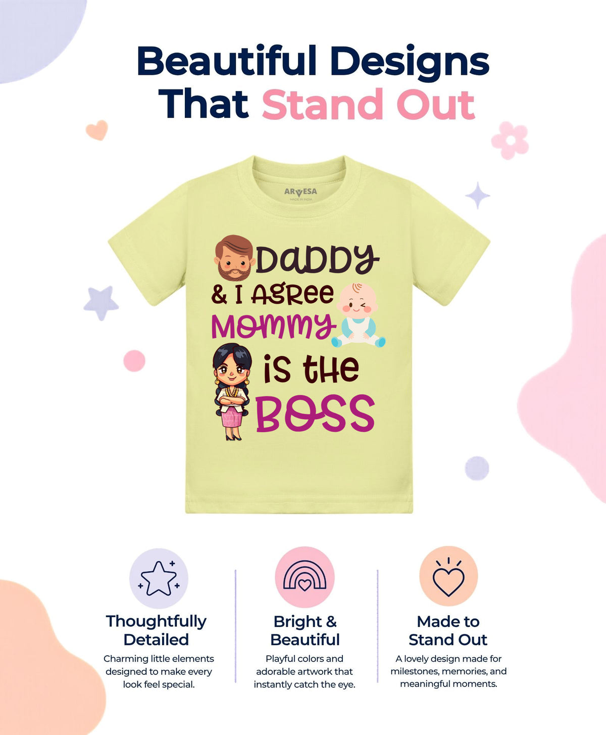 No | Daddy & I Agree Mommy Is Boss - T-shirt