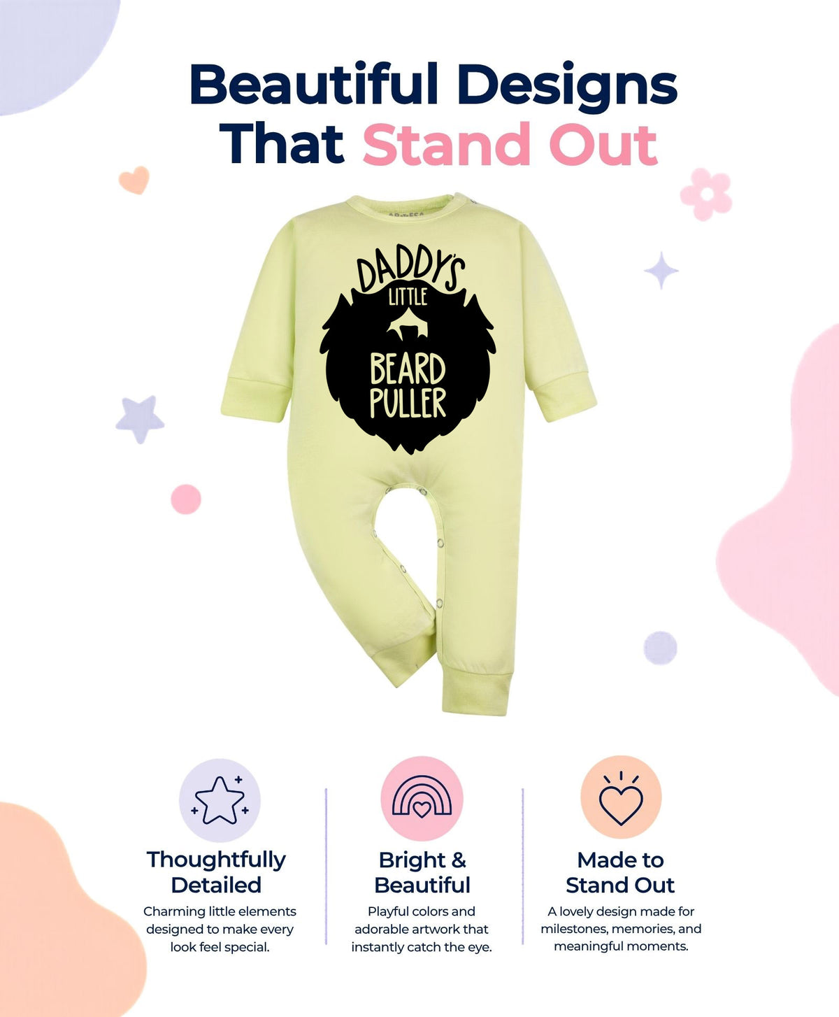 No | Daddy Little Beard Puller - Jumpsuit