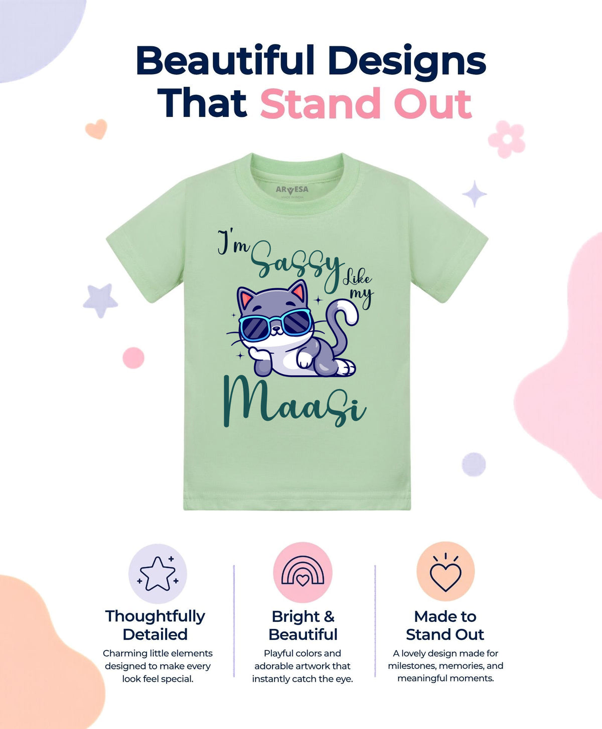 No | I Am Sassy Like My Bua Maasi - T-shirt