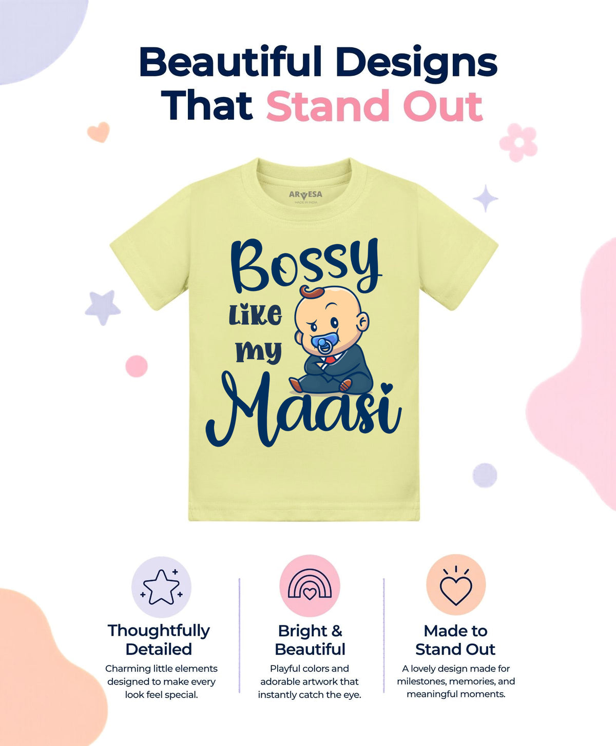 No | Bossy Like My Maasi - T-shirt