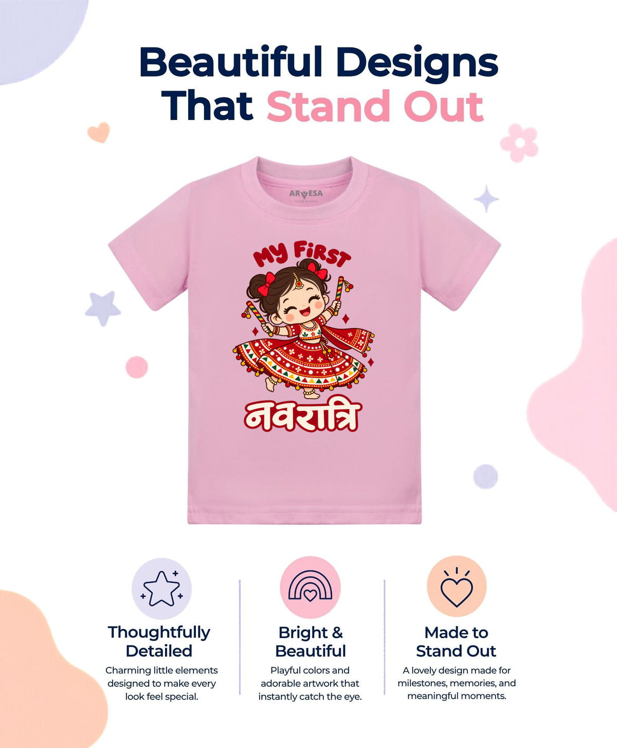 No | My First Navratri - T-shirt