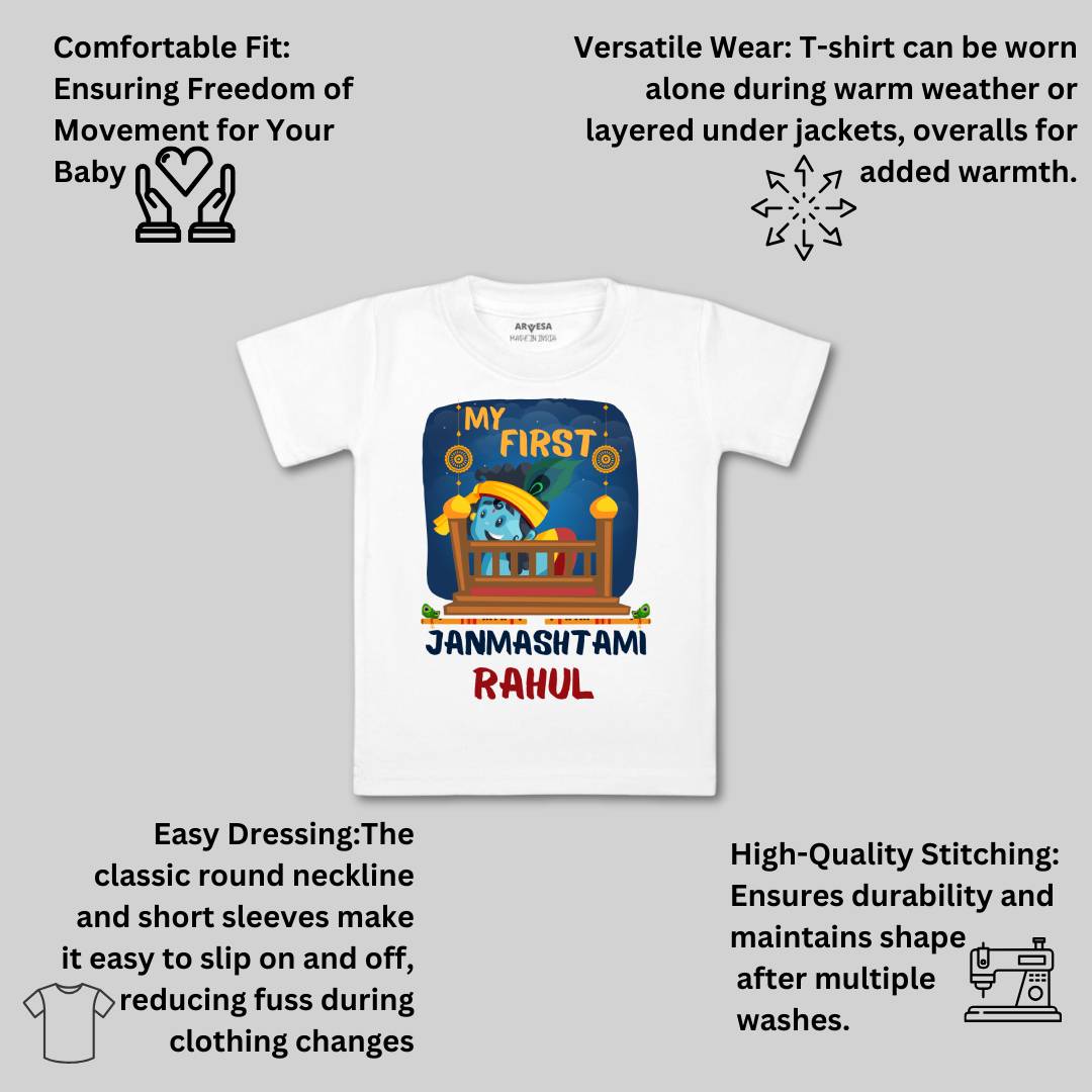 Arvesa My First Janmashtami  Baby Boy & Girl Dress