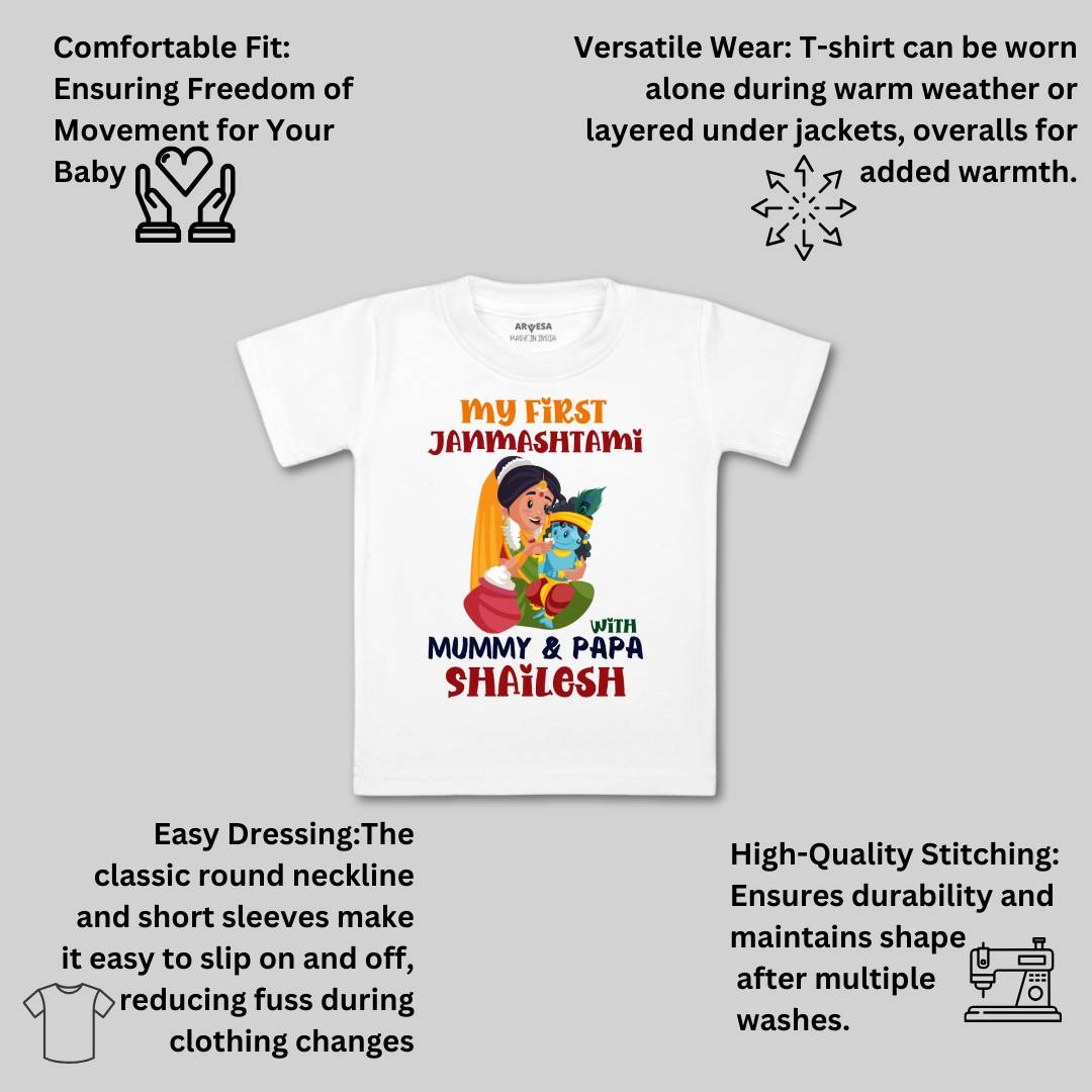 Arvesa My First Janmashtami  Baby Boy & Girl Dress