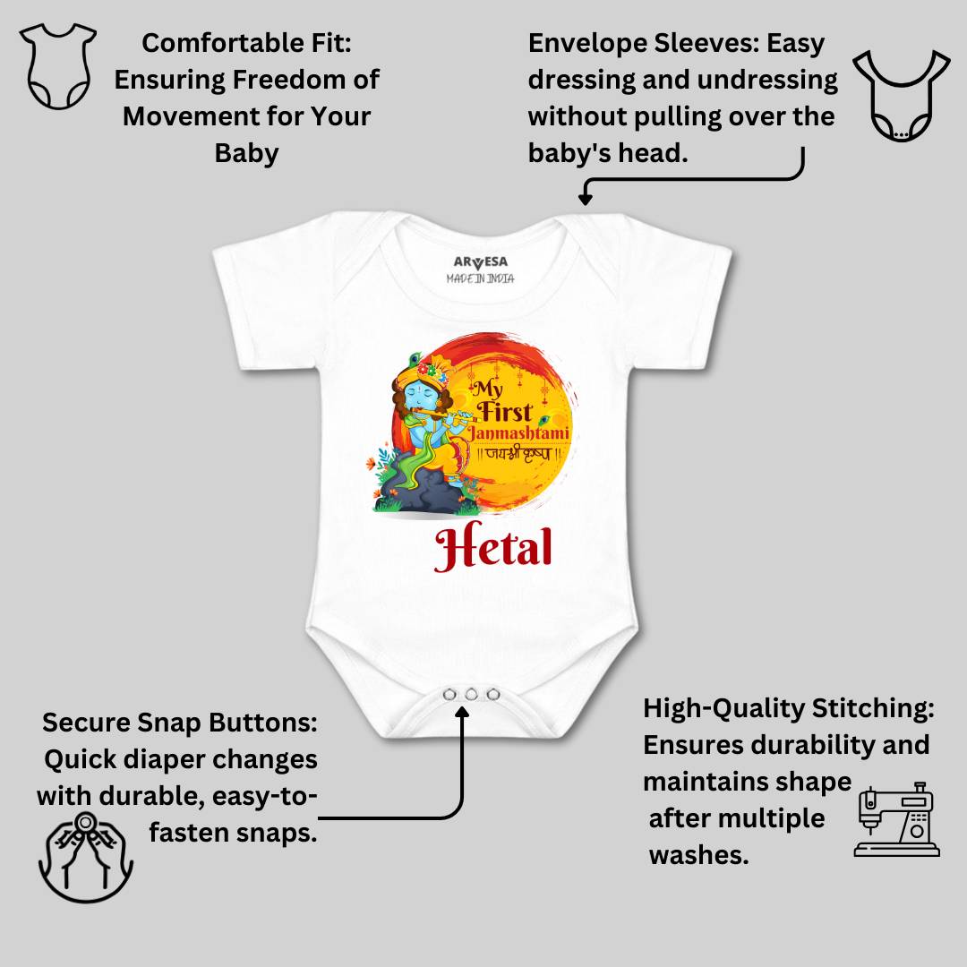 Arvesa My First Janmashtami  Baby Boy & Girl Dress