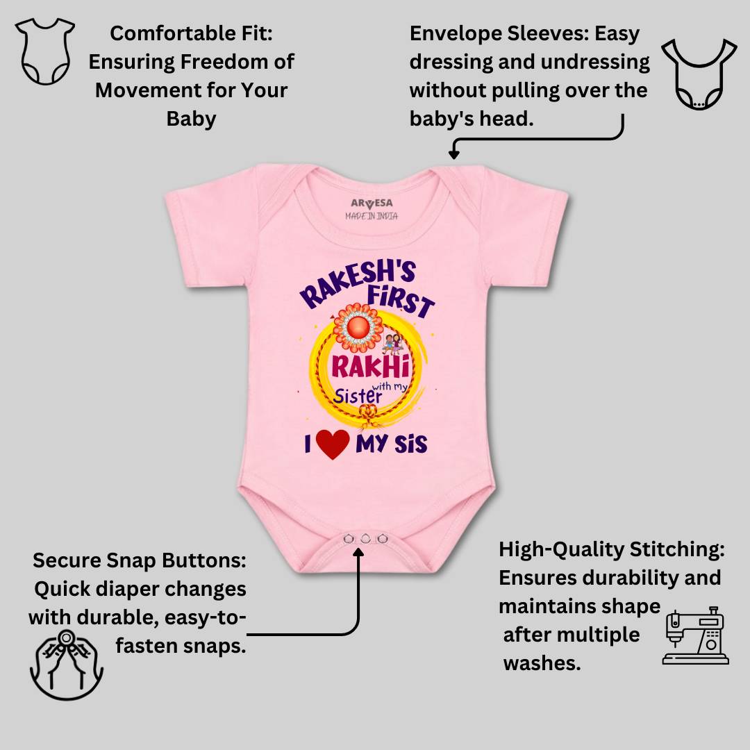 Arvesa My First Rakhi  Baby Boy & Girl Dress