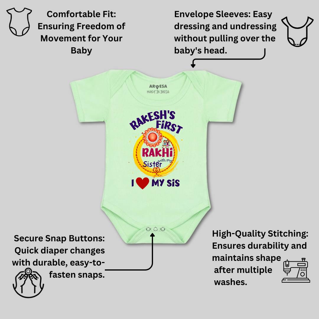 Arvesa My First Rakhi  Baby Boy & Girl Dress
