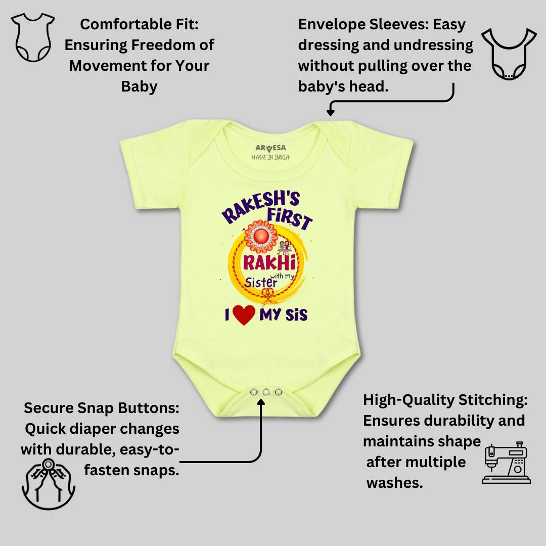 Arvesa My First Rakhi  Baby Boy & Girl Dress