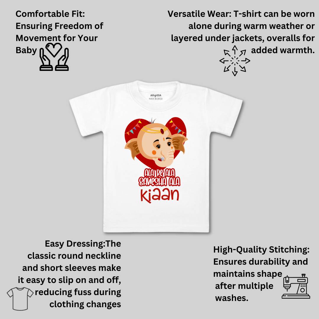 Arvesa My First Ganesh Chaturthi  Baby Boy & Girl Dress