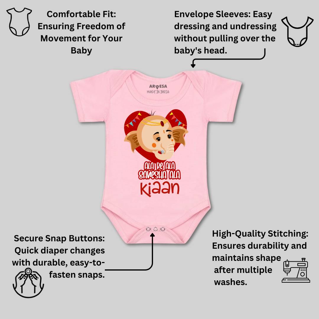 Arvesa My First Ganesh Chaturthi  Baby Boy & Girl Dress