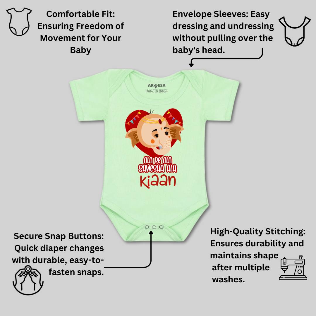 Arvesa My First Ganesh Chaturthi  Baby Boy & Girl Dress