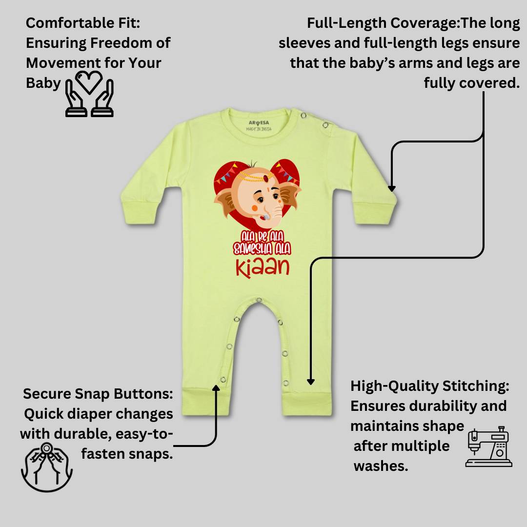 Arvesa My First Ganesh Chaturthi  Baby Boy & Girl Dress