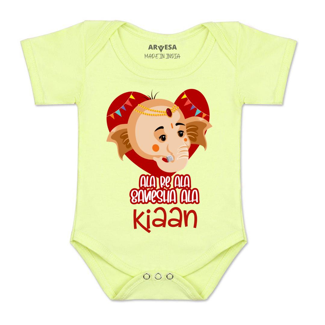 Arvesa My First Ganesh Chaturthi  Baby Boy & Girl Dress