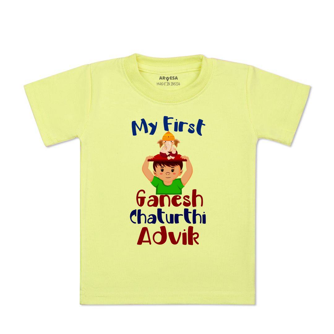 Arvesa My First Ganesh Chaturthi  Baby Boy & Girl Dress