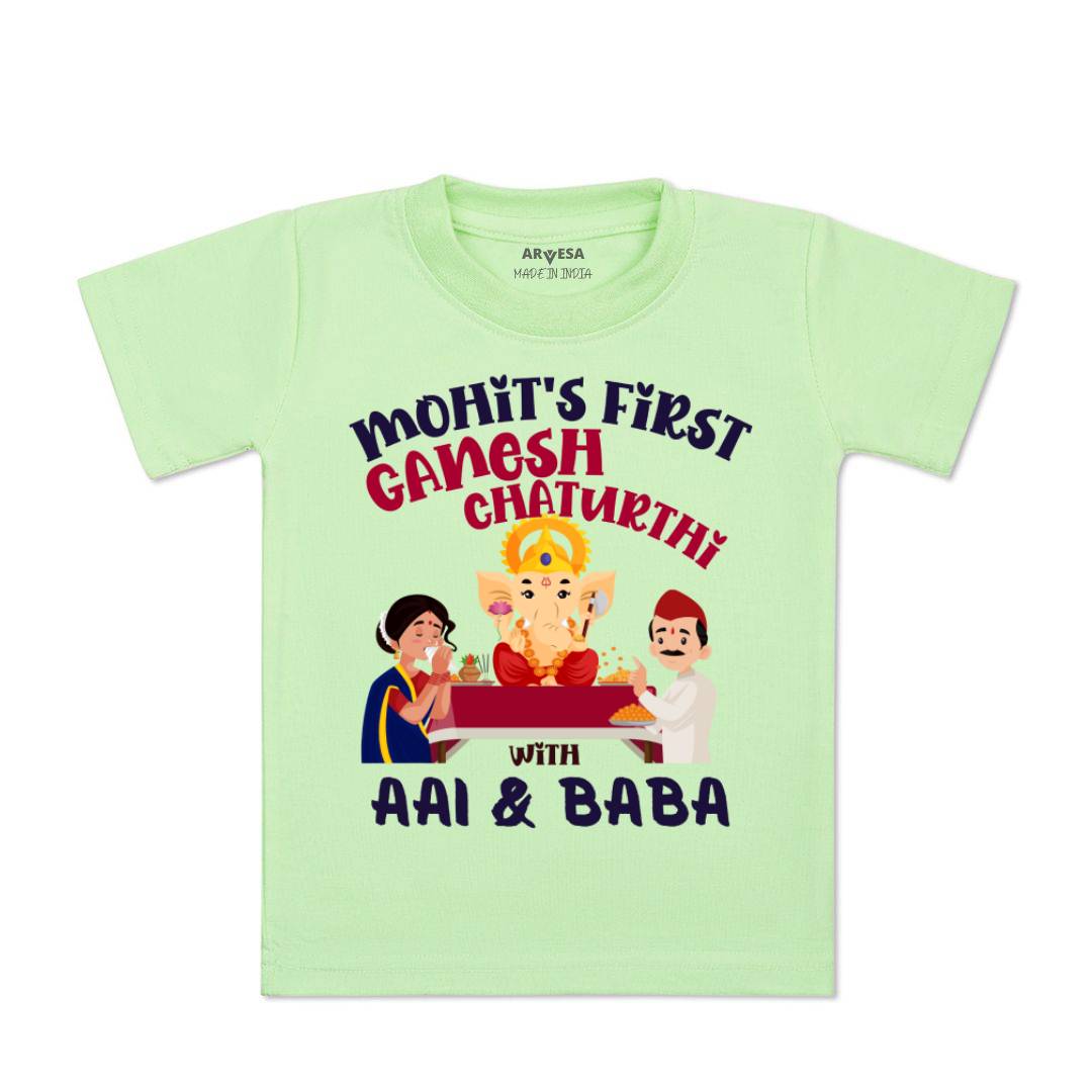 Arvesa My First Ganesh Chaturthi  Baby Boy & Girl Dress