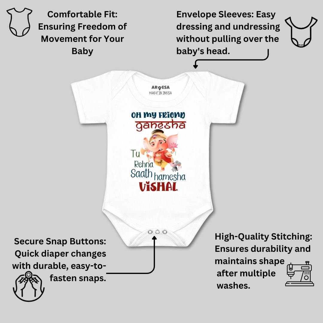 Arvesa My First Ganesh Chaturthi  Baby Boy & Girl Dress