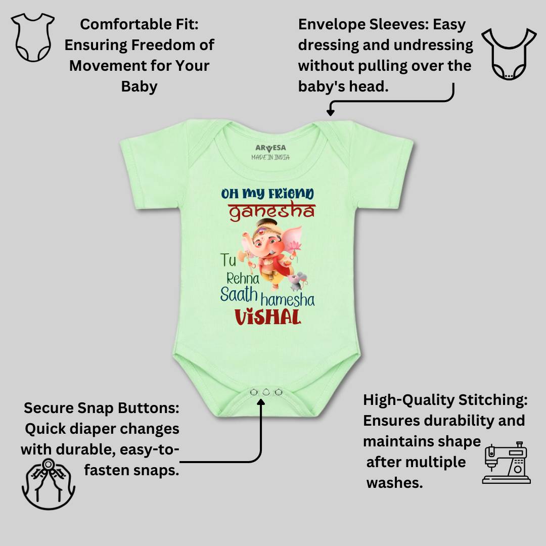Arvesa My First Ganesh Chaturthi  Baby Boy & Girl Dress