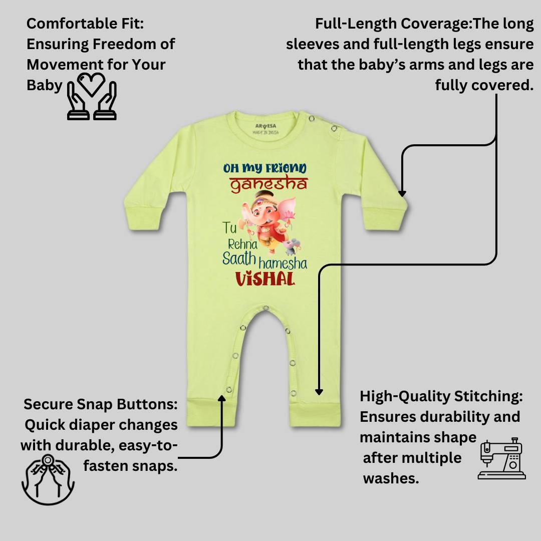 Arvesa My First Ganesh Chaturthi  Baby Boy & Girl Dress