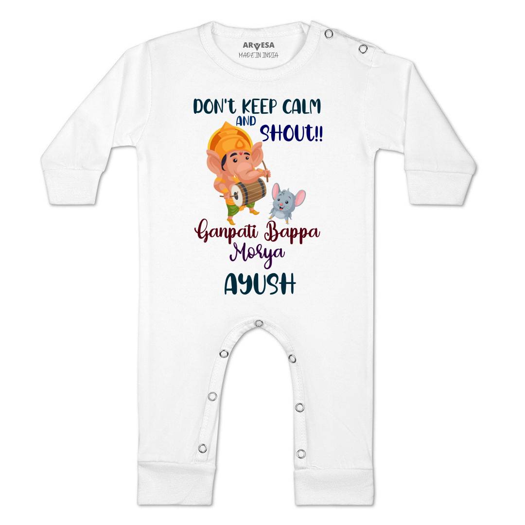 Arvesa My First Ganesh Chaturthi  Baby Boy & Girl Dress