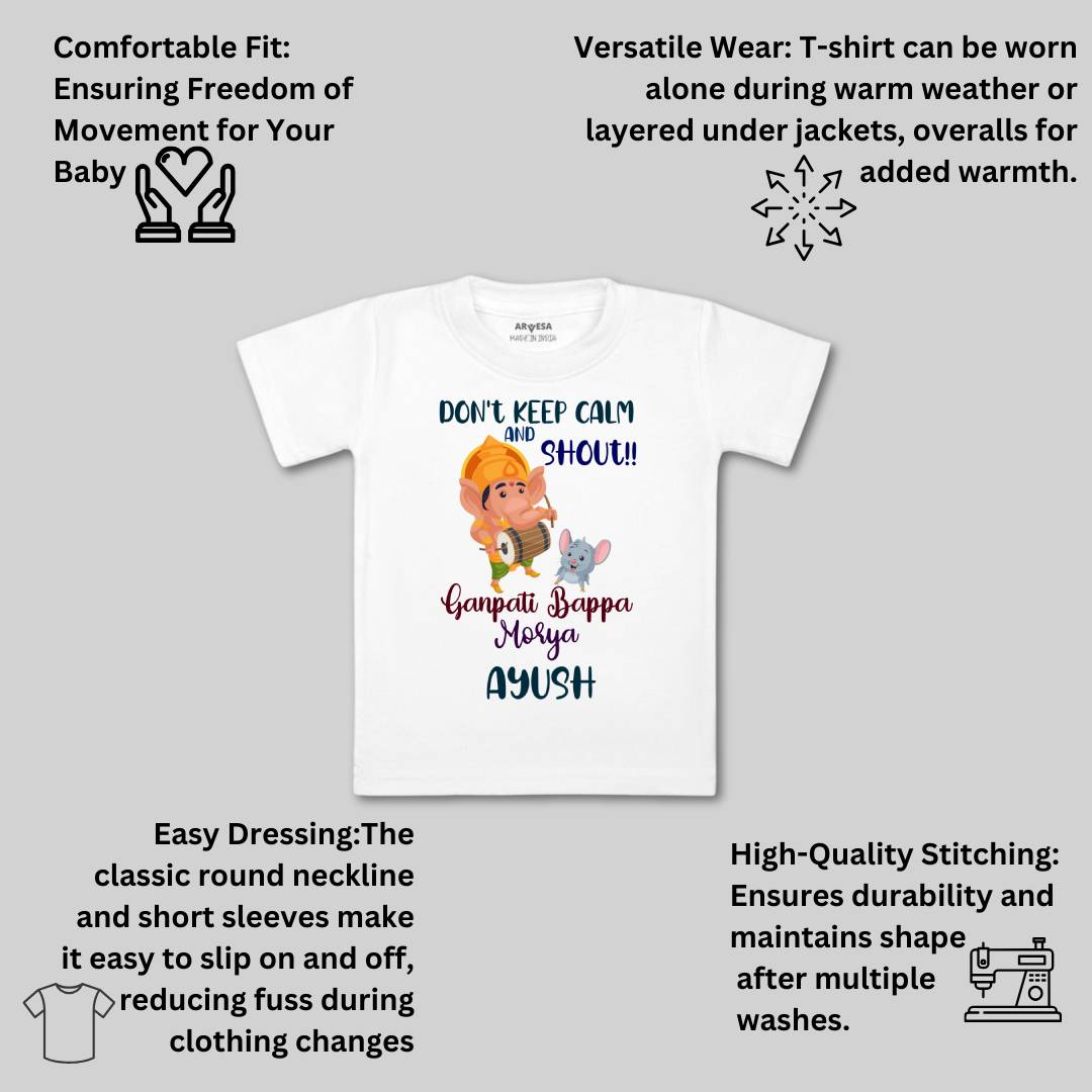 Arvesa My First Ganesh Chaturthi  Baby Boy & Girl Dress