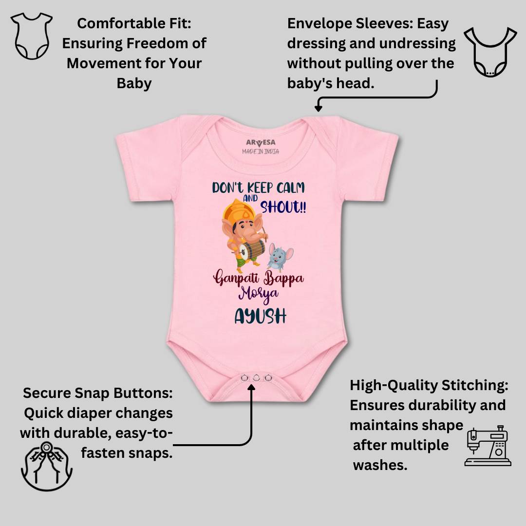 Arvesa My First Ganesh Chaturthi  Baby Boy & Girl Dress