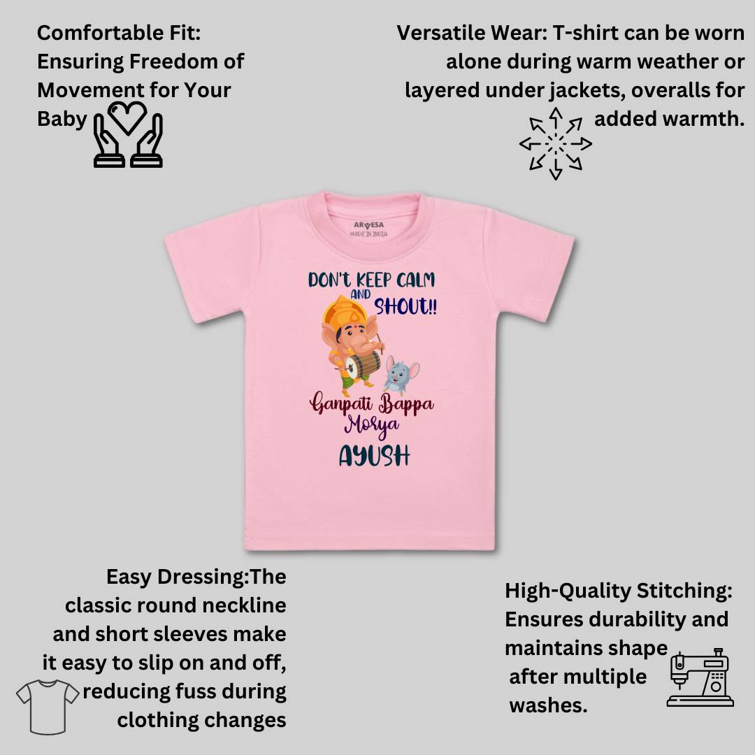 Arvesa My First Ganesh Chaturthi  Baby Boy & Girl Dress