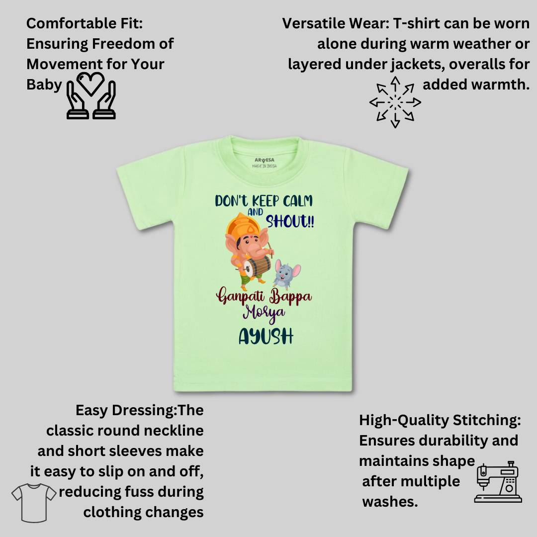 Arvesa My First Ganesh Chaturthi  Baby Boy & Girl Dress