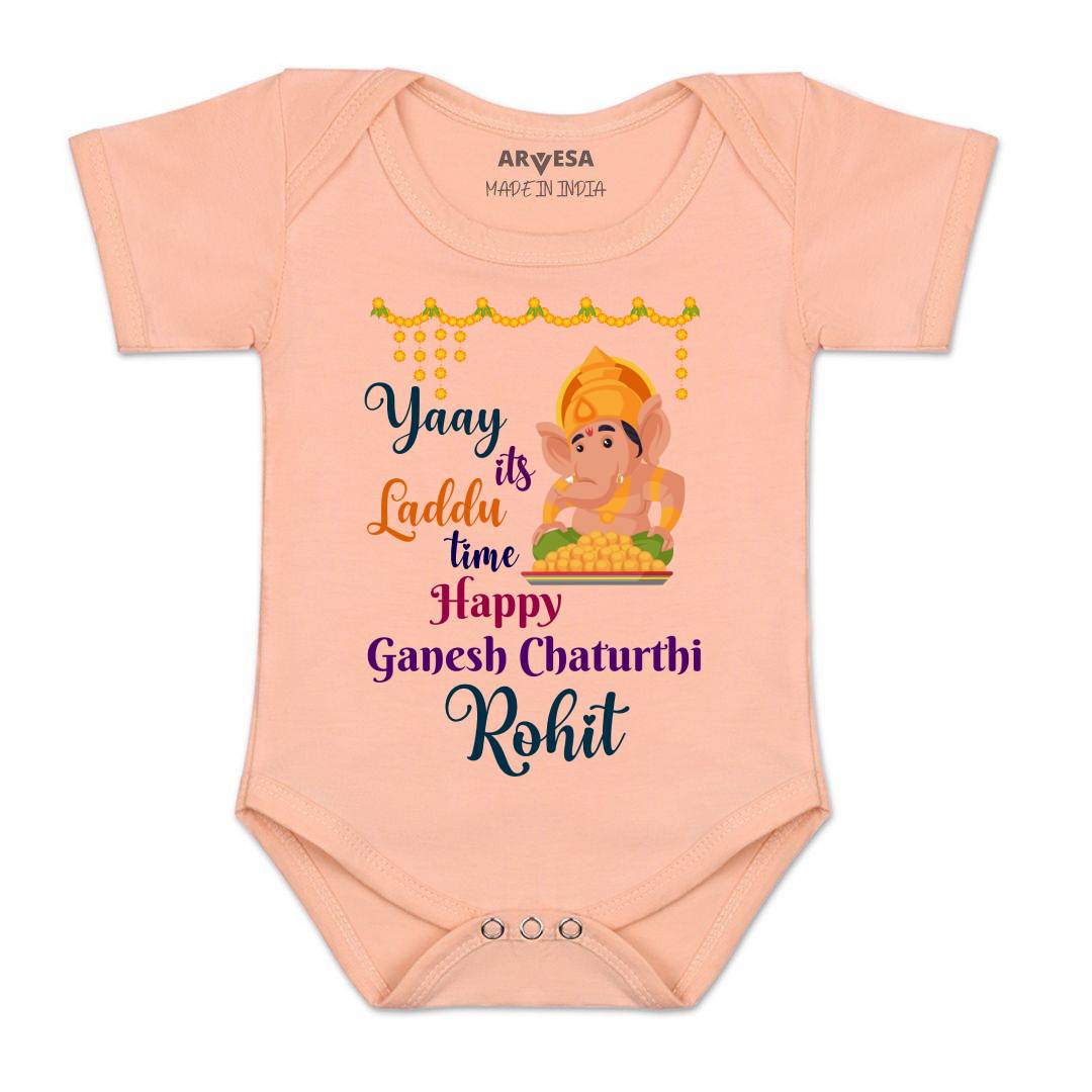 Arvesa My First Ganesh Chaturthi  Baby Boy & Girl Dress