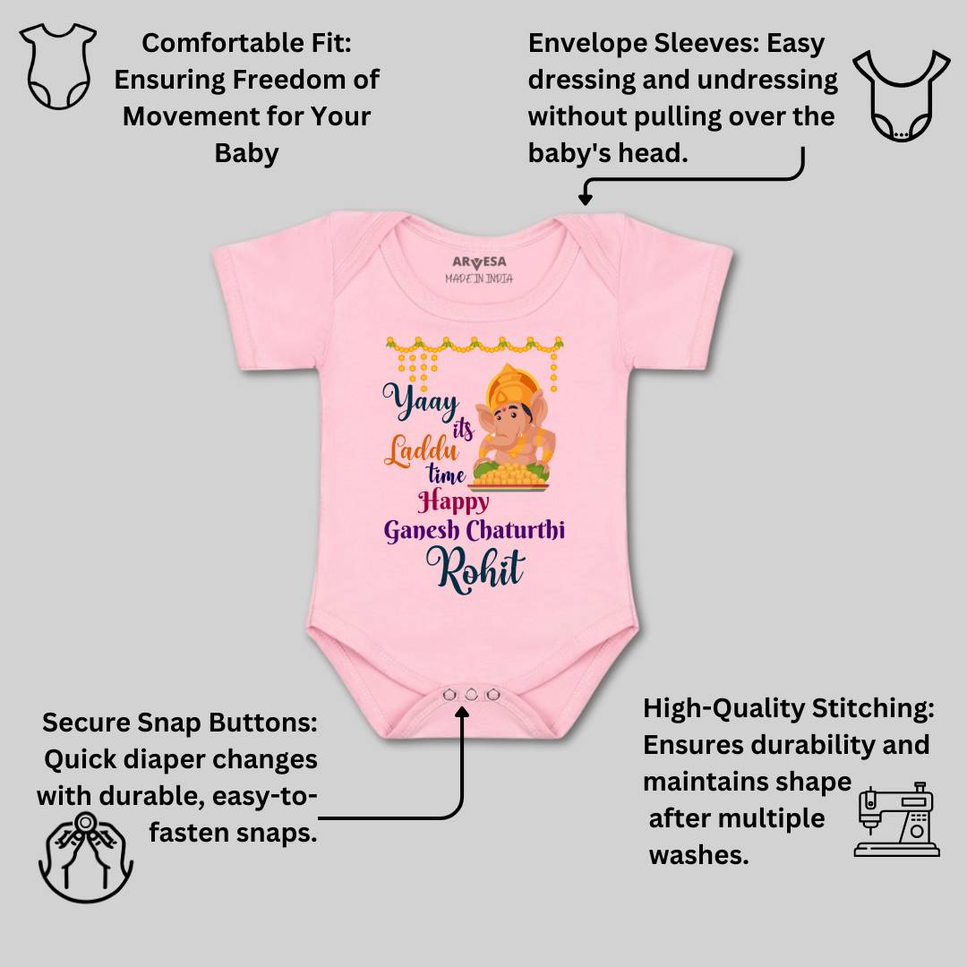 Arvesa My First Ganesh Chaturthi  Baby Boy & Girl Dress