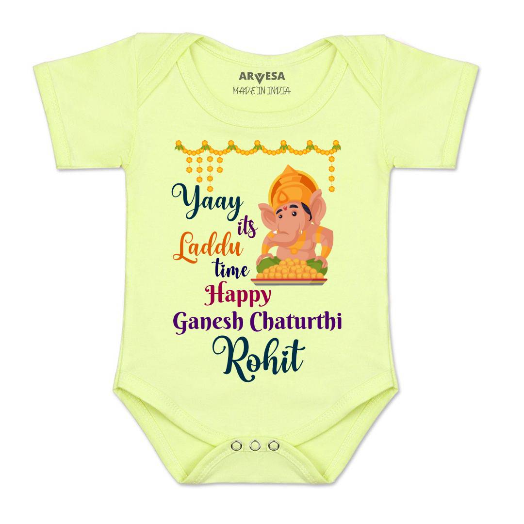 Arvesa My First Ganesh Chaturthi  Baby Boy & Girl Dress