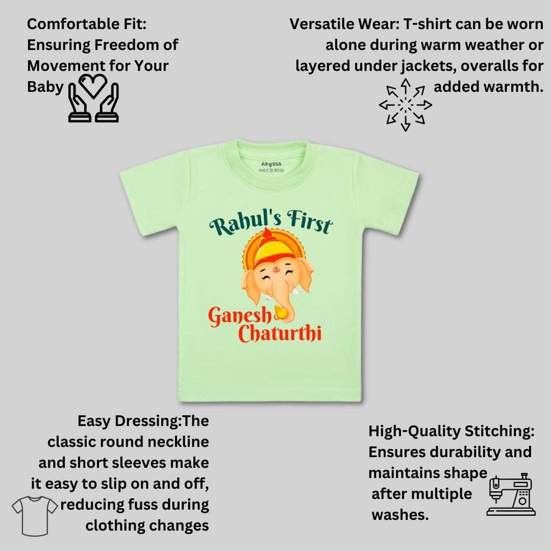 Arvesa My First Ganesh Chaturthi  Baby Boy & Girl Dress