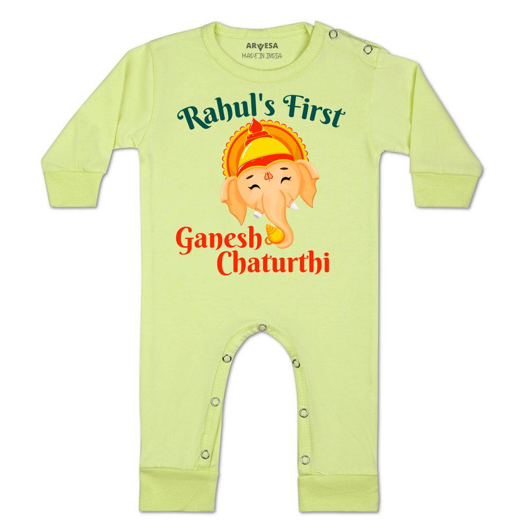 Arvesa My First Ganesh Chaturthi  Baby Boy & Girl Dress