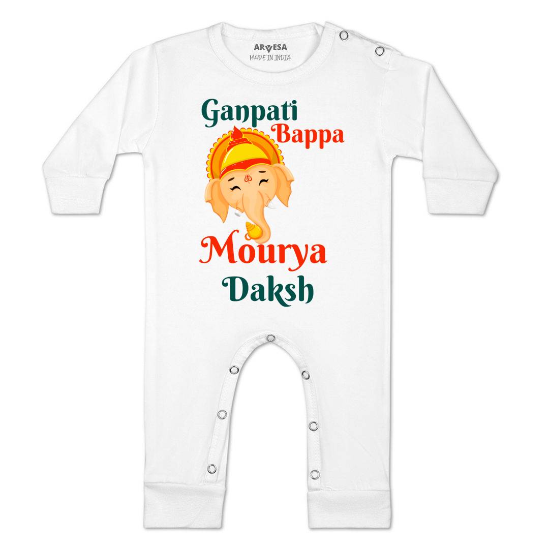 Arvesa My First Ganesh Chaturthi  Baby Boy & Girl Dress