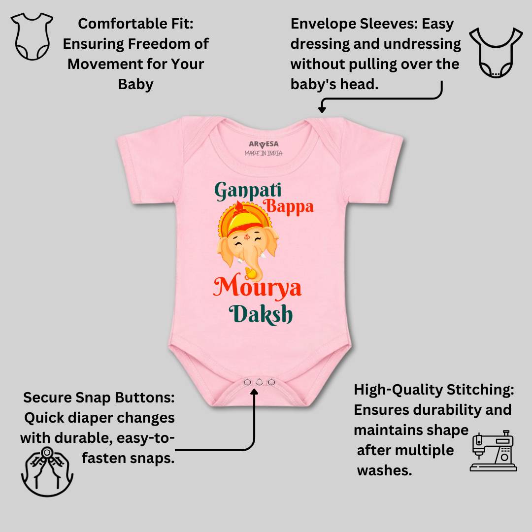 Arvesa My First Ganesh Chaturthi  Baby Boy & Girl Dress