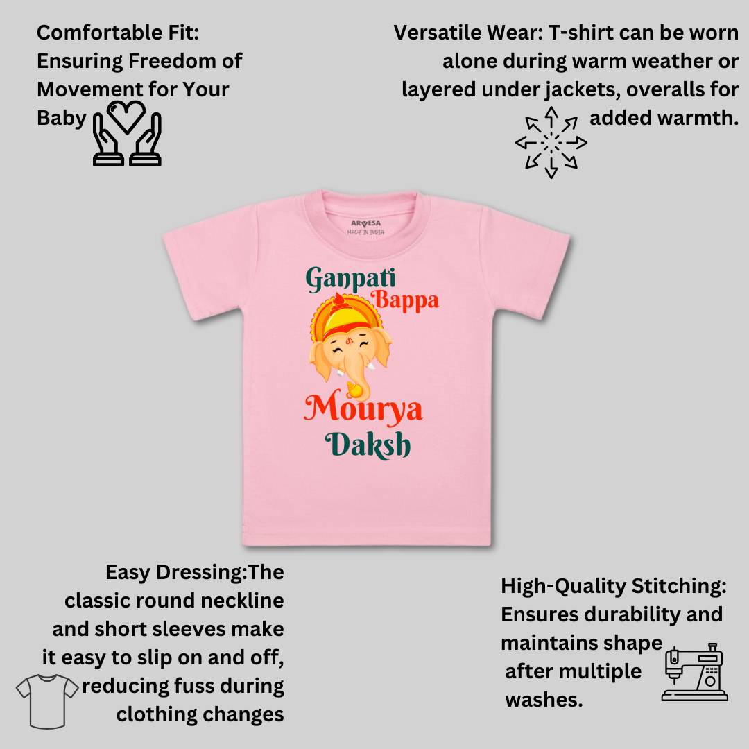 Arvesa My First Ganesh Chaturthi  Baby Boy & Girl Dress