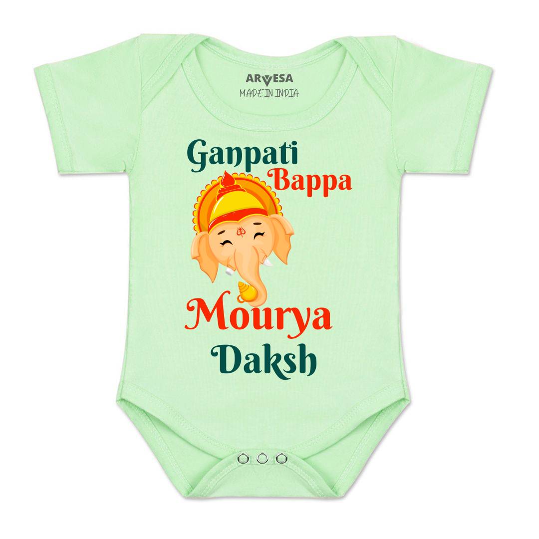 Arvesa My First Ganesh Chaturthi  Baby Boy & Girl Dress