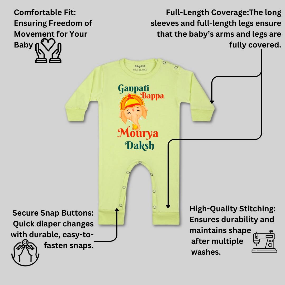 Arvesa My First Ganesh Chaturthi  Baby Boy & Girl Dress