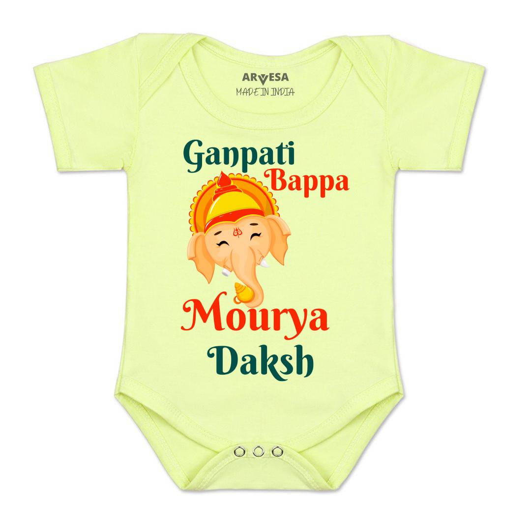 Arvesa My First Ganesh Chaturthi  Baby Boy & Girl Dress