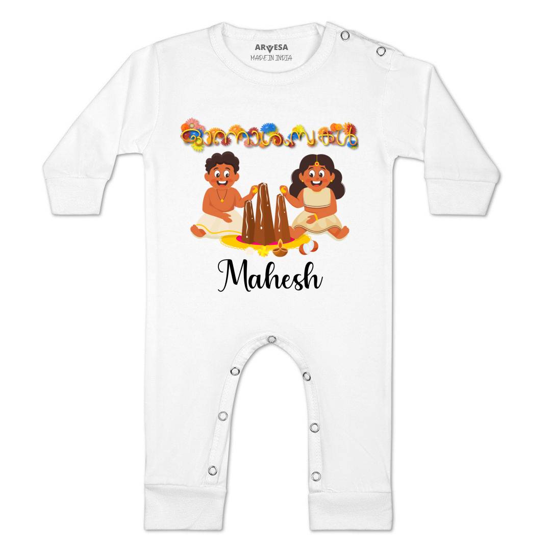 Arvesa My First Onam  Baby Boy & Girl Dress