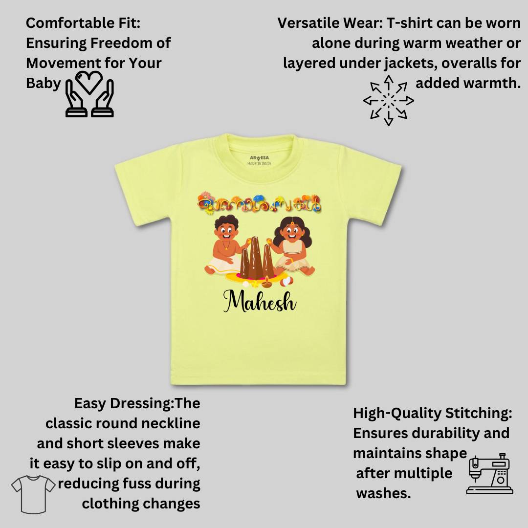Arvesa My First Onam  Baby Boy & Girl Dress