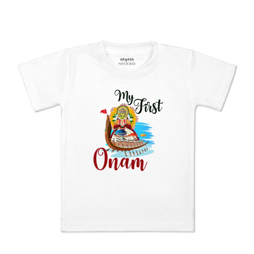 Arvesa Design-1056 Onam My First Baby Boy and Baby Girl Dress .