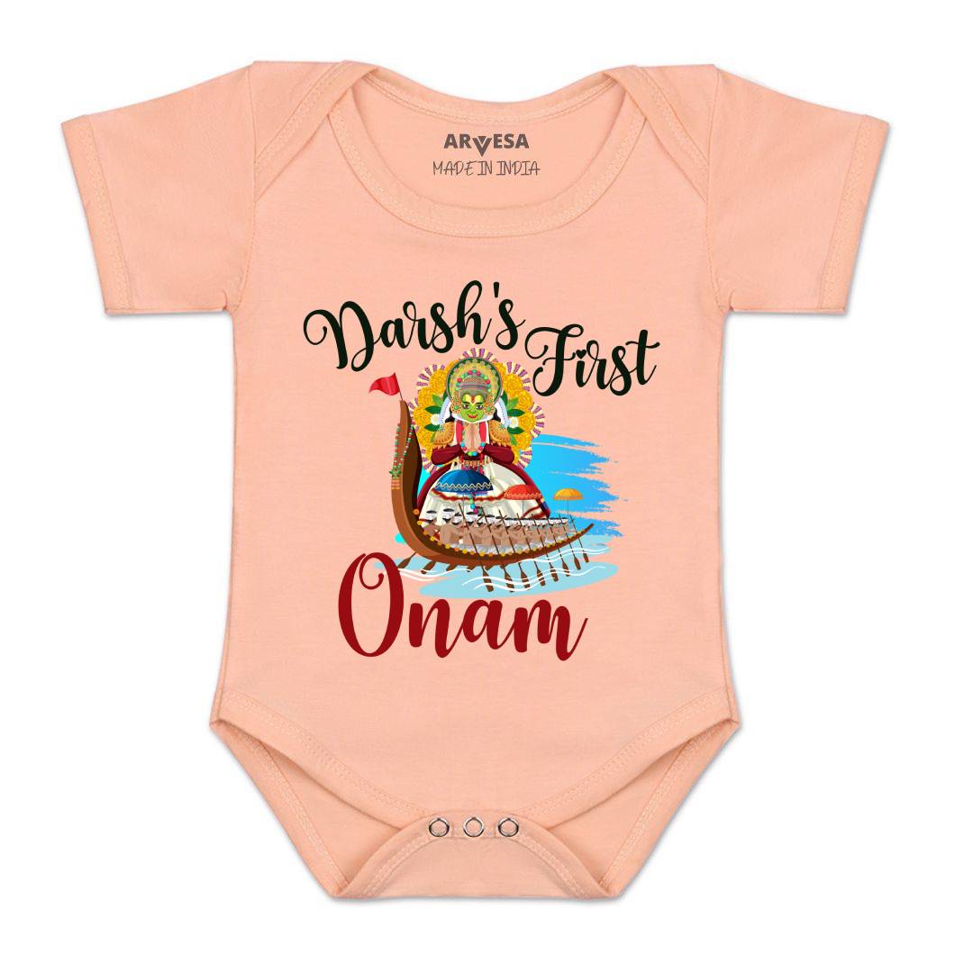 Arvesa My First Onam  Baby Boy & Girl Dress