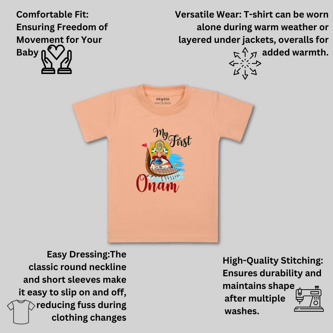 Arvesa Design-1056 Onam My First Baby Boy and Baby Girl Dress .